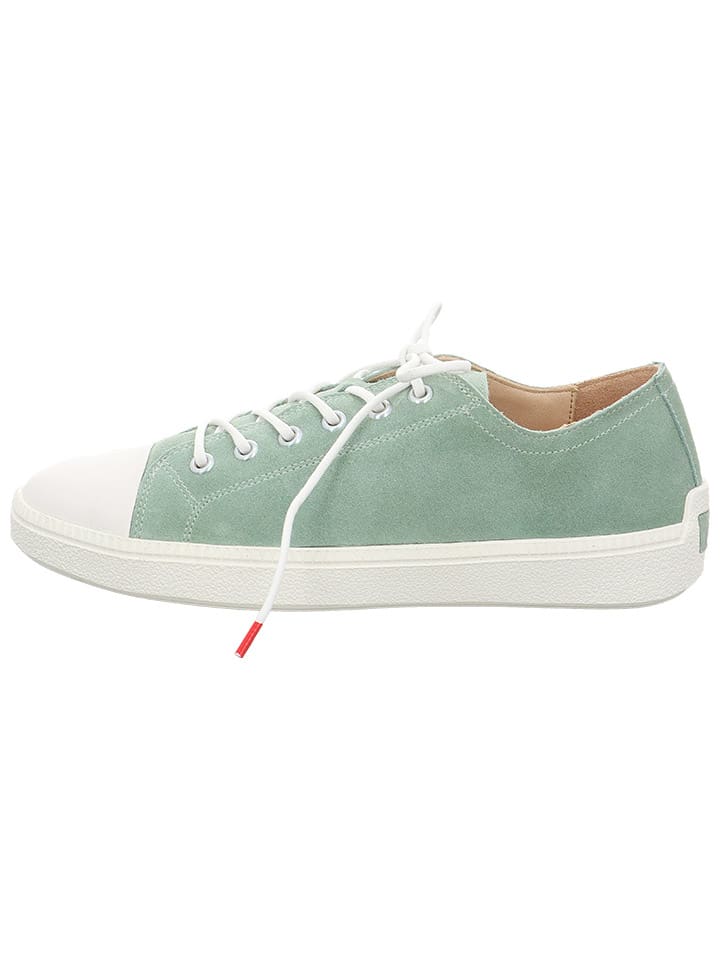 Think! Leder-Sneakers in Grün günstig kaufen