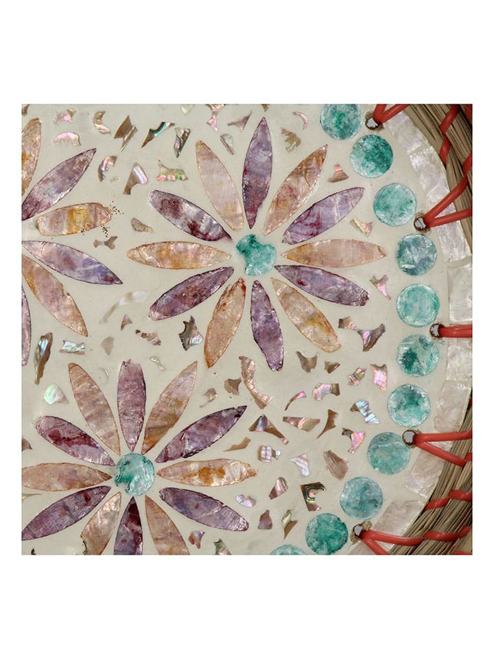 Kersten Tablett in Braun/ Bunt - Ø 30 cm günstig kaufen onesize