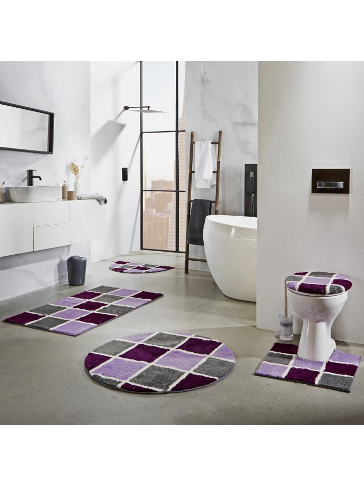 REDBEST Badematte Los Angeles in aubergine günstig kaufen