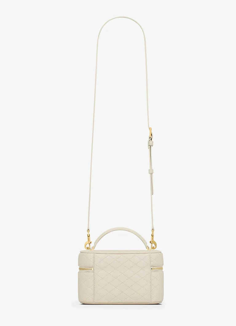 Geantă mini Gaby Vanity din piele de miel de la Saint Laurent
