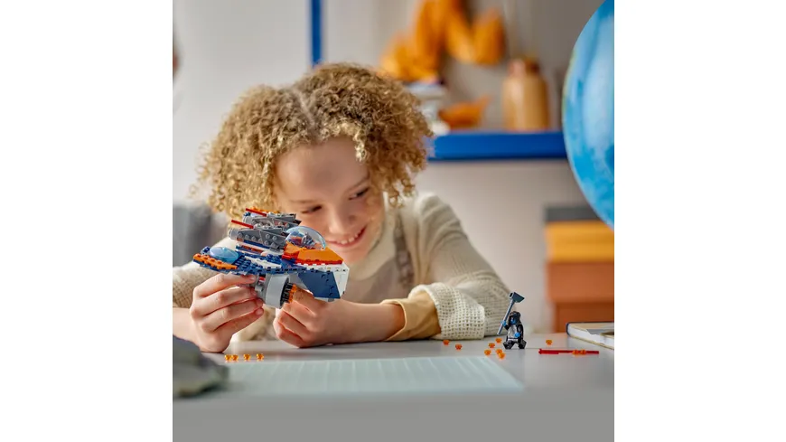 LEGO Marvel 76278 Rockets Raumschiff vs. Ronan Set, Raumschiff-Spielzeug