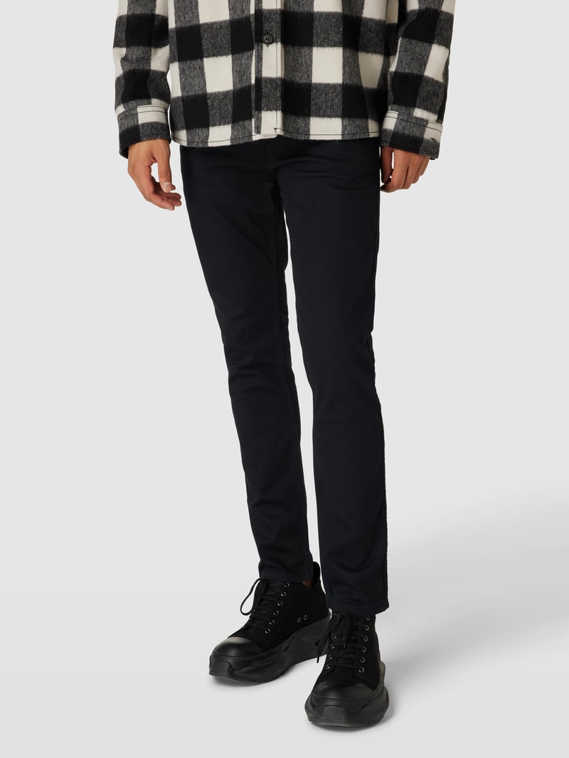 Regular Fit Jeans mit Logo-Details Modell '734' in schwarz