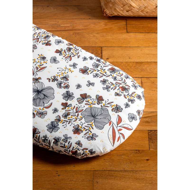 Drap Housse Coton Bio Flora - Landau