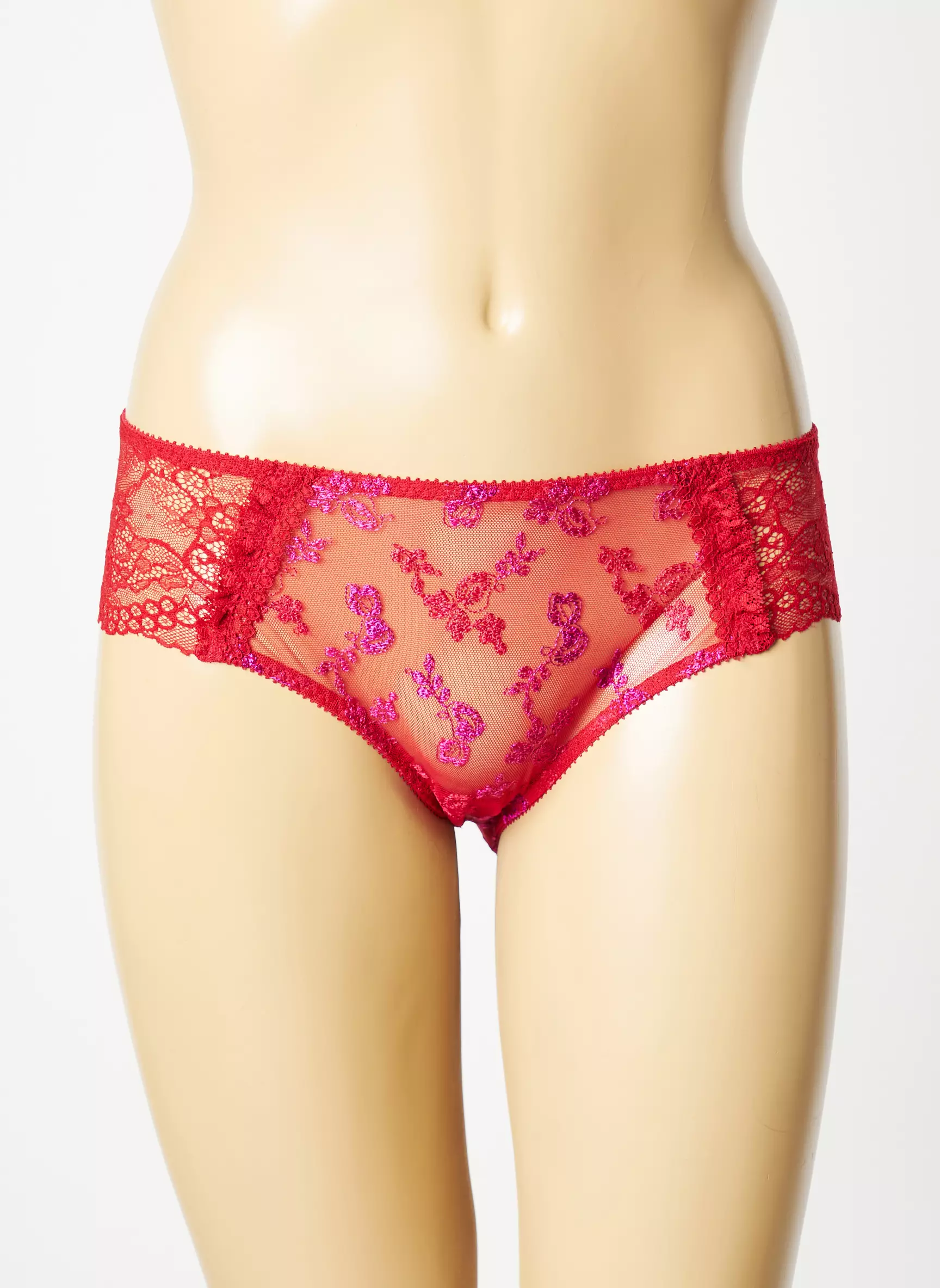 Empreinte Culottes Femme couleur rouge