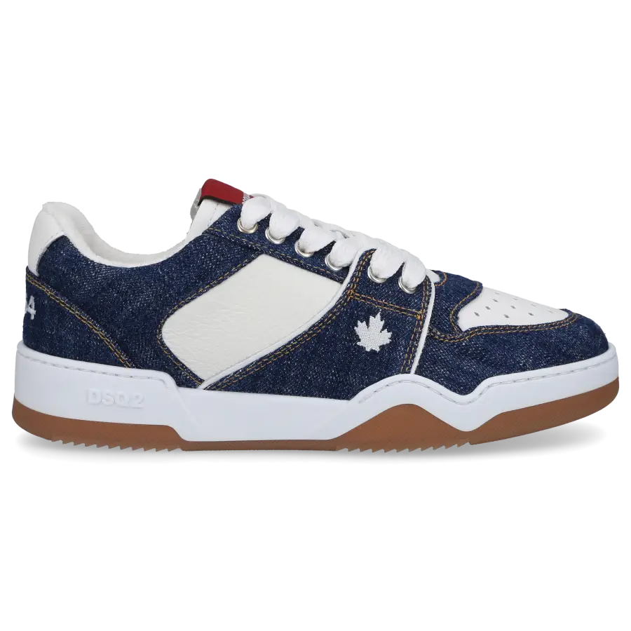 Dsquared2 - Sneaker low SPIKER Kalbsleder Denim - blau