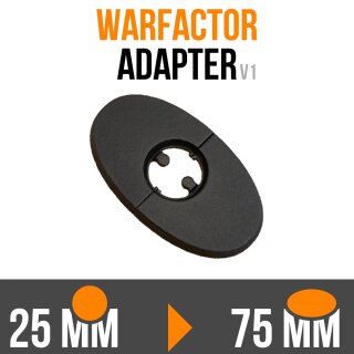 Plastic Adapters 25mm-75mm V1 (Raw Grey) (5)