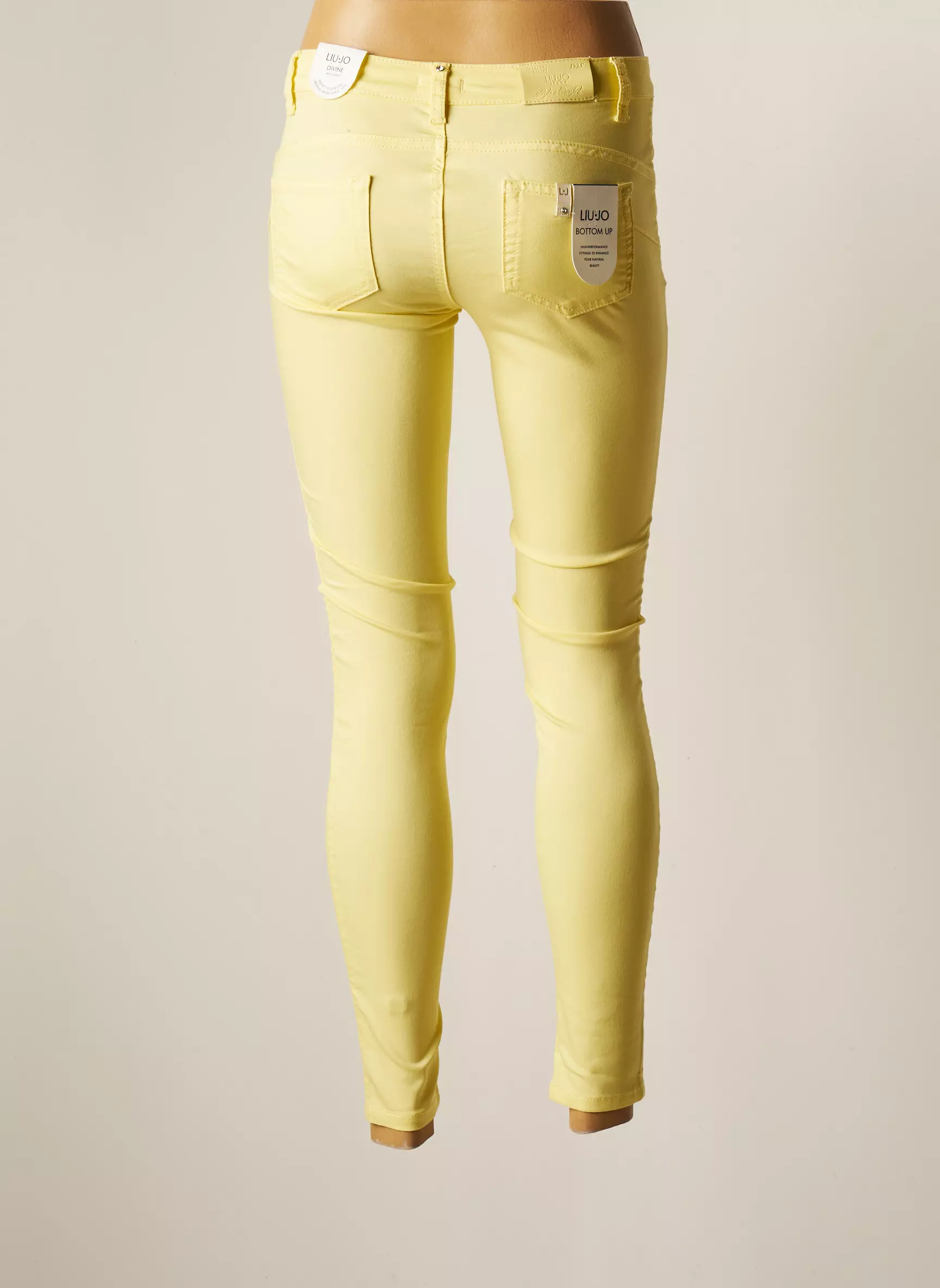 Lui Jo Pantalons Slim Femme couleur jaune