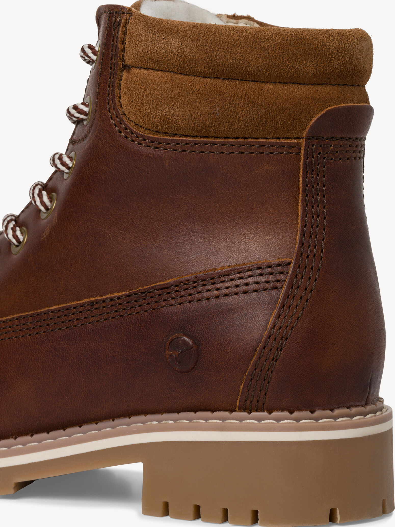 Bottine en cuir - marron doublure chaude