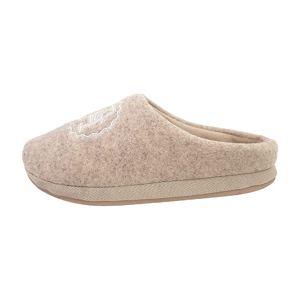Tommy Hilfiger Emblem Felt Slipper FW0FW07433ABO Beige ABO- Meino
