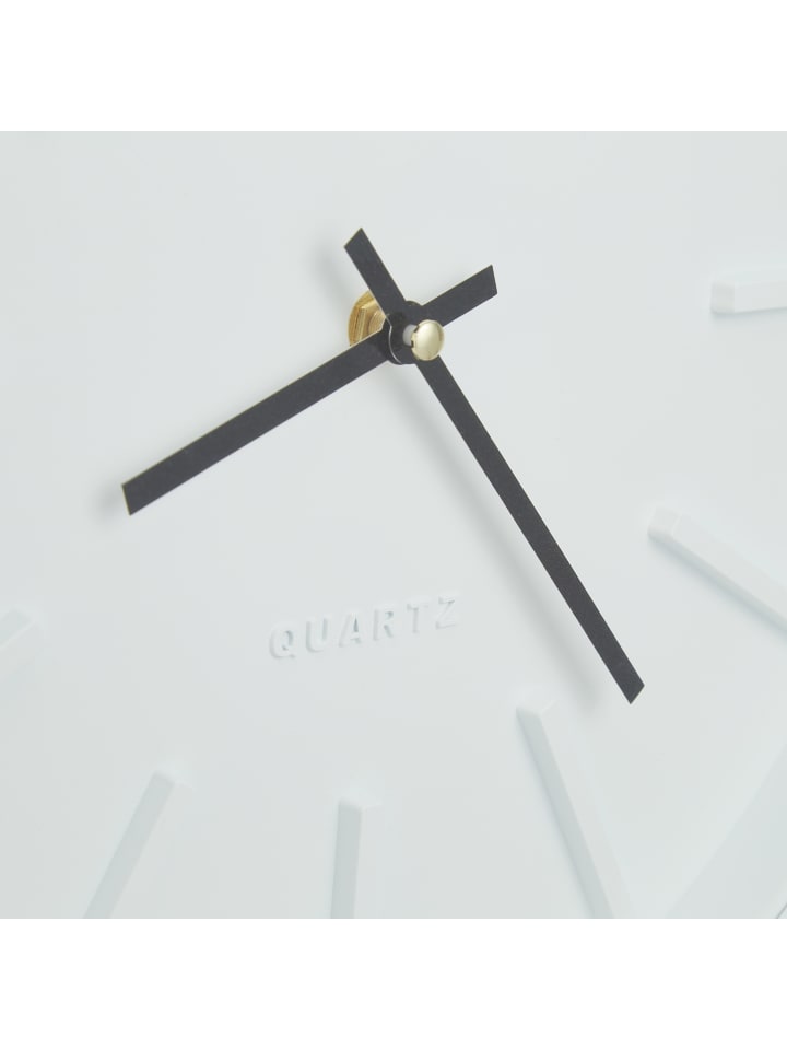 relaxdays Wanduhr in Weiß günstig kaufen onesize