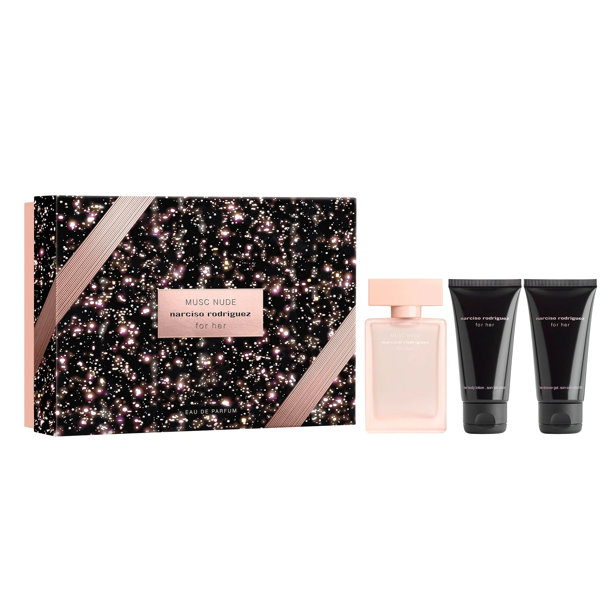 For Her Musc Nude Eau de Parfum Set - Parfumesæt til kvinder, Eau de Parfum
