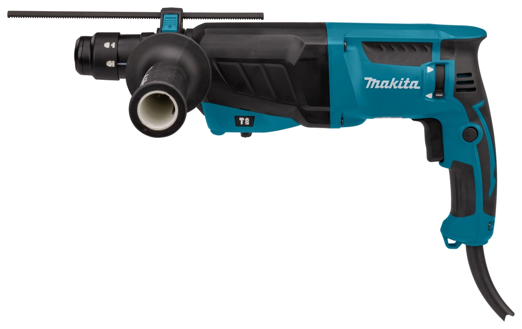 Makita HR2630TX12 Kombinovani čekić 800w 2.4J + 17-dijelni set bušilica/dlijeta + izmjenjiva stezna glava