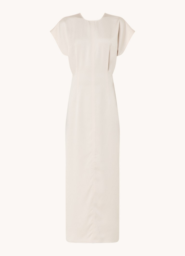 Abito midi in raso con spacco di Calvin Klein