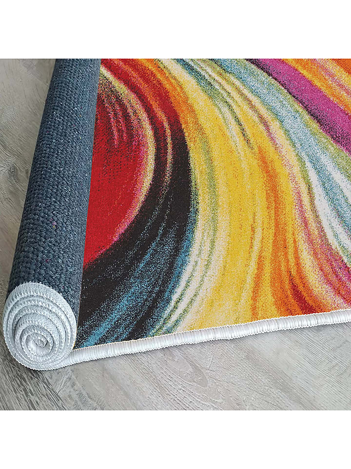 Mioli Kurzflor-Teppich in Bunt günstig kaufen