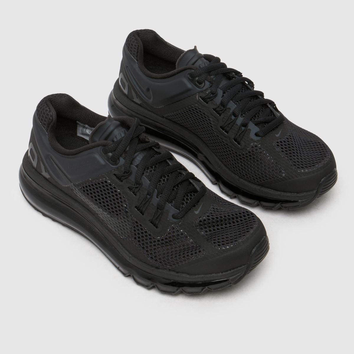 Nike svarta Air Max 2013 ungdomsskor