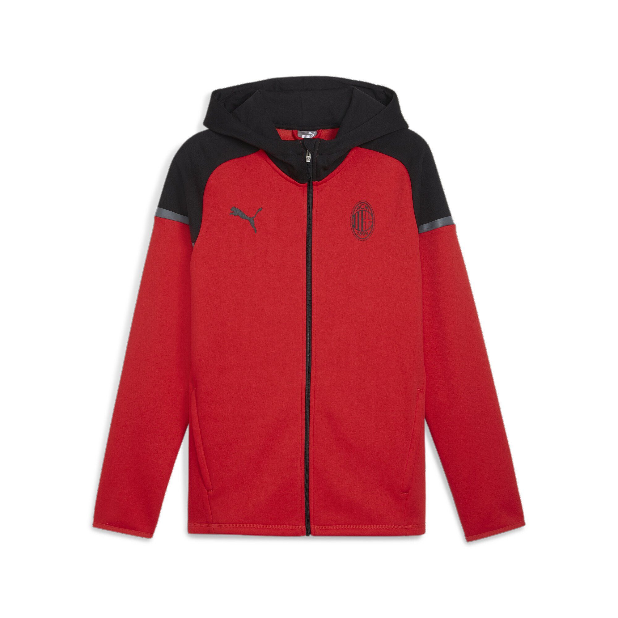 PUMA Trainingsjacke AC Milan Football Casuals Kapuzenjacke Herren