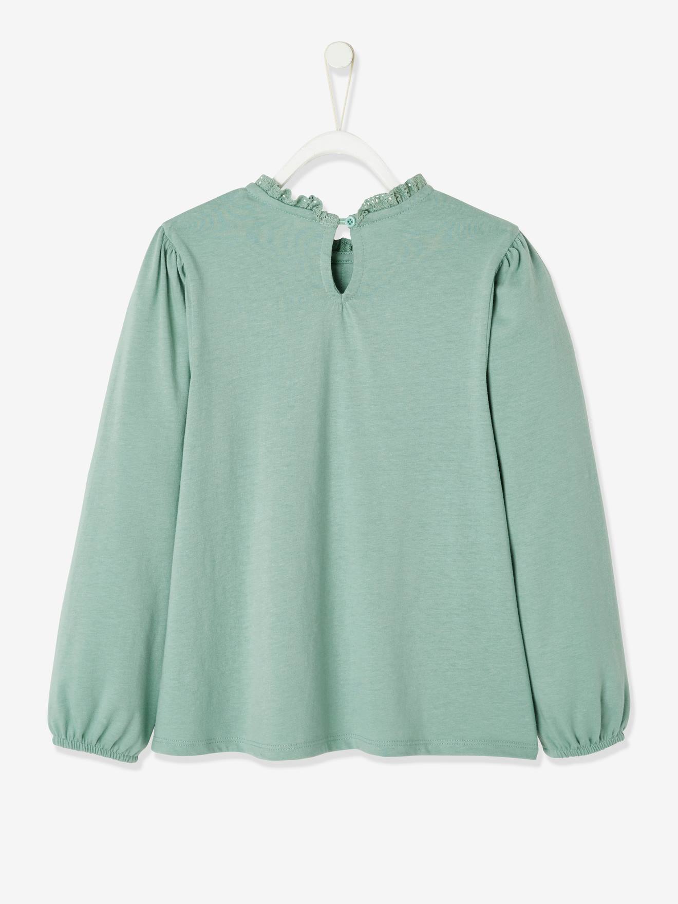 Vertbaudet Mädchen Blusenshirt BASIC - weiß