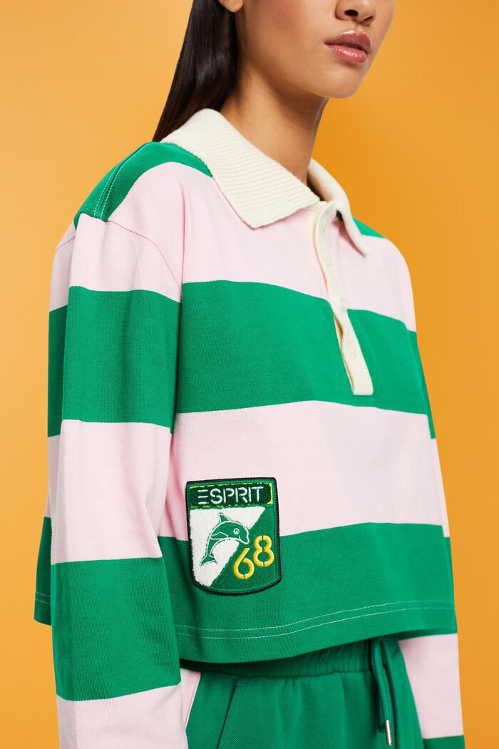 Gestreiftes Rugby-Polo