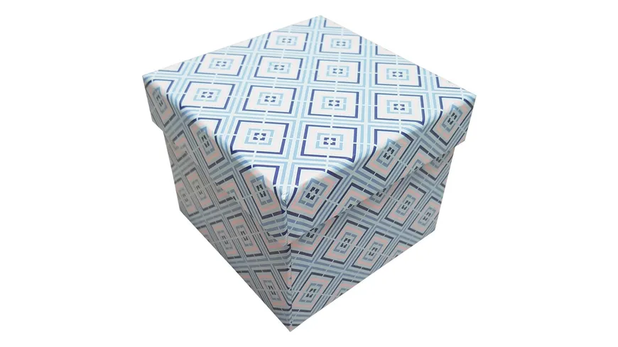 Kartonage Bunte Fliesen 12x12x10cm