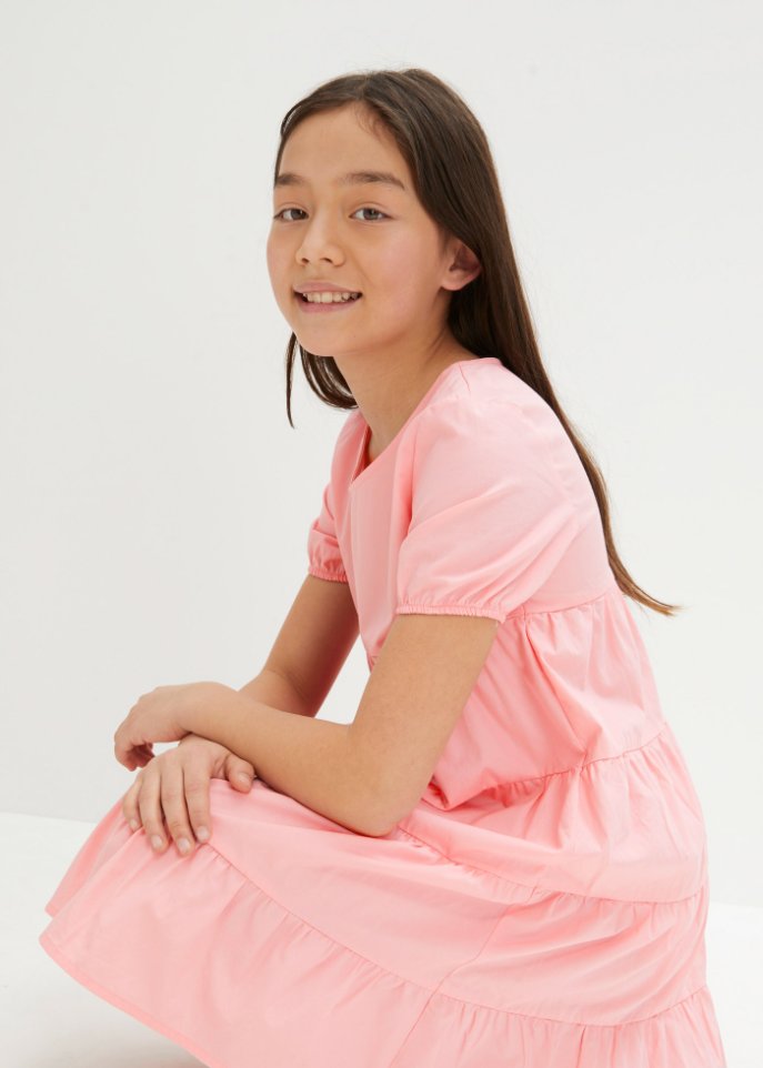 Mädchen Baumwoll-Kleid