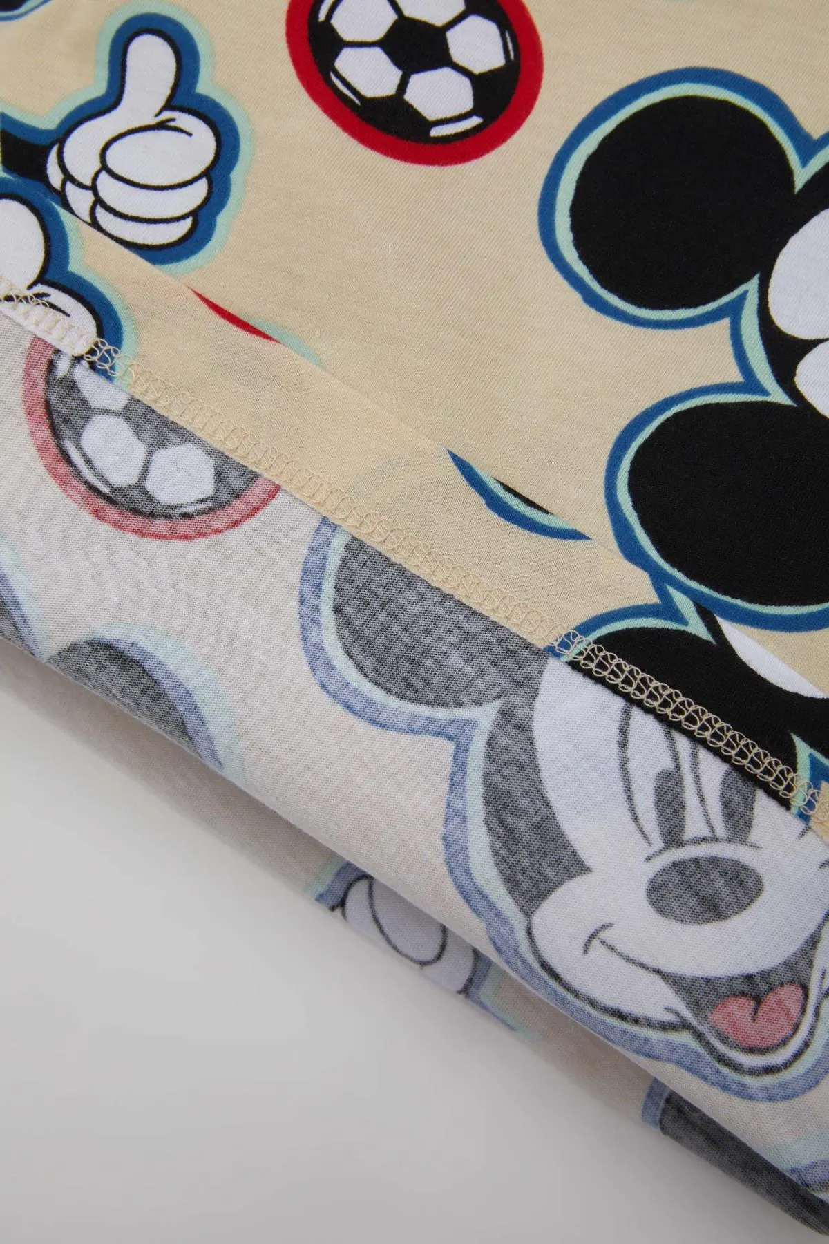 DeFacto  Baby-Jungen Disney Mickey & Minnie Kurzarm-T-Shirt Shorts 2-teiliges Set C5346a524sm