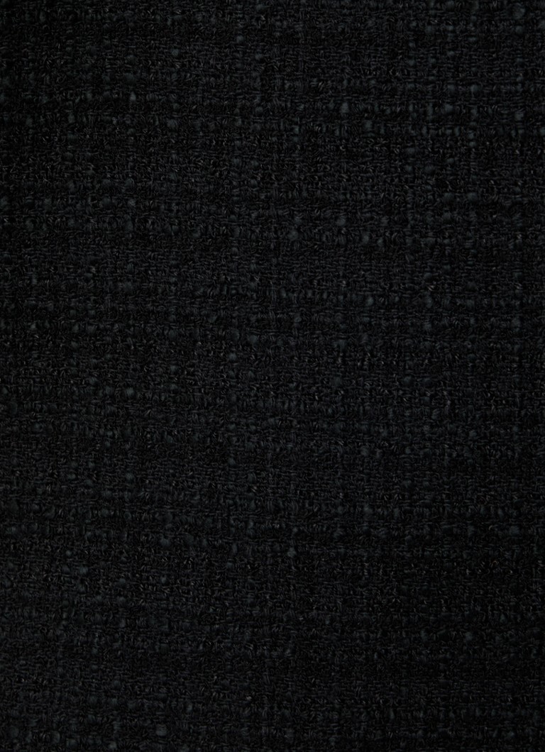 Giacca Sandro effetto tweed con dettagli in velluto