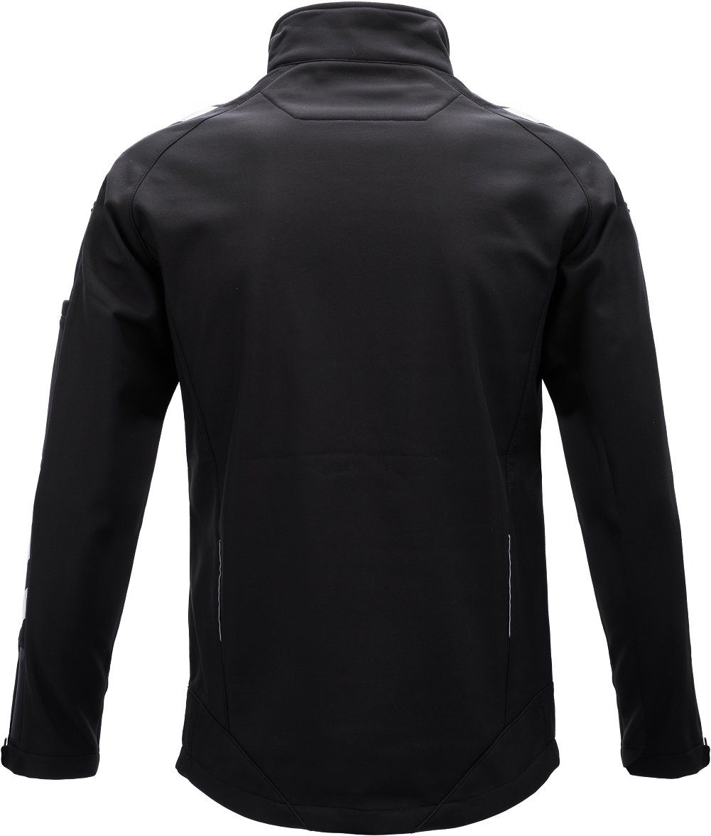 JOB Arbeitsjacke JOB-Zimmerer-Sommer-Soft Shell Jacke schwarz
