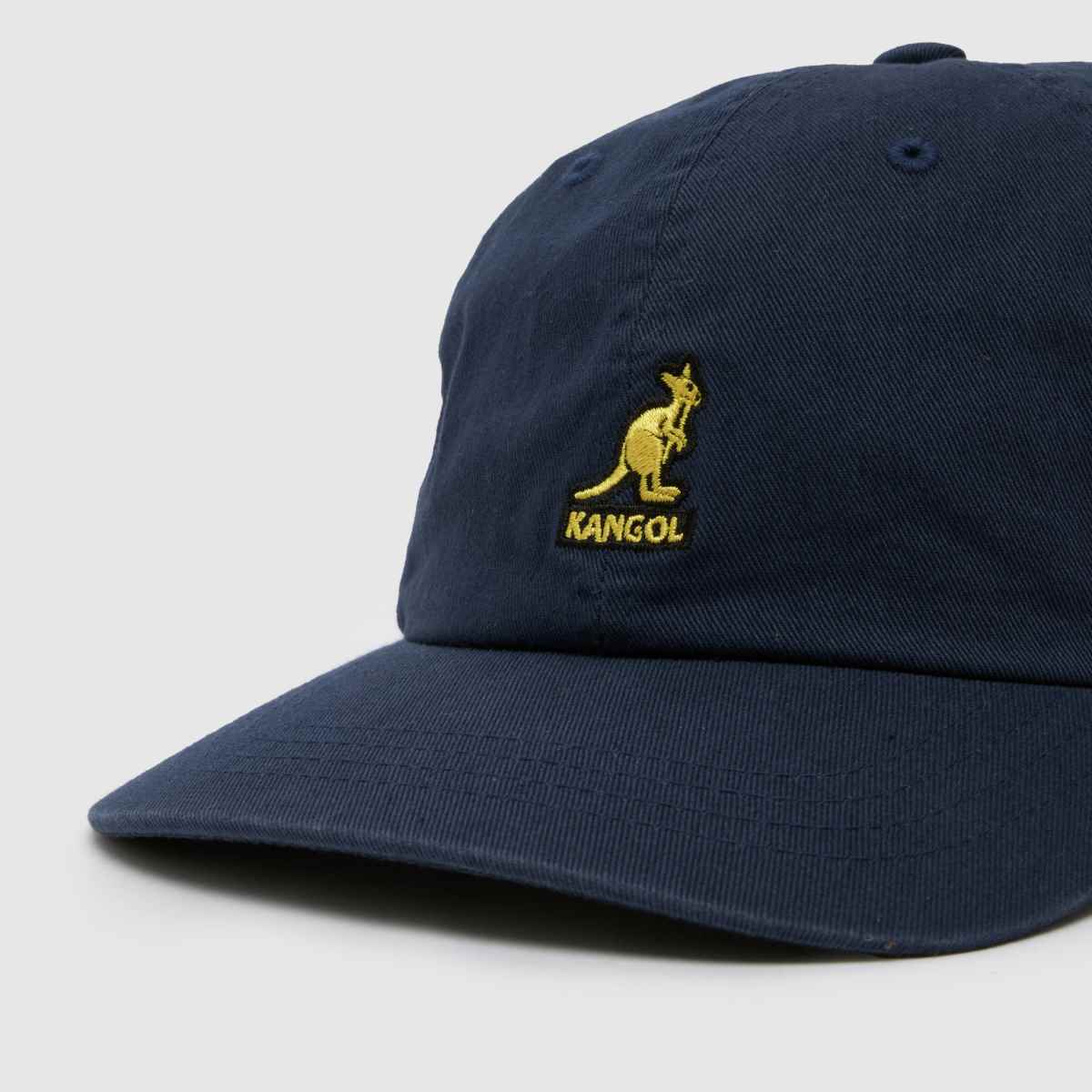 KANGOL marinblå tvättad basebollkeps