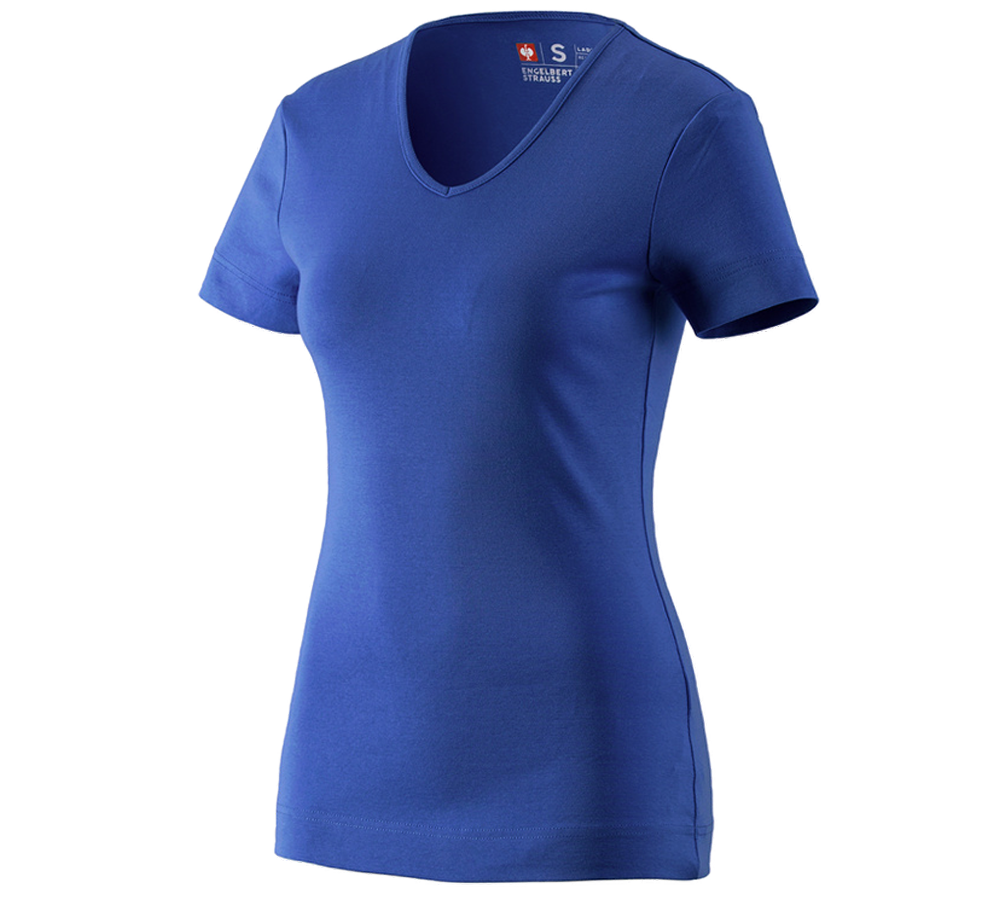 e.s. T-Shirt cotton V-Neck, Damen