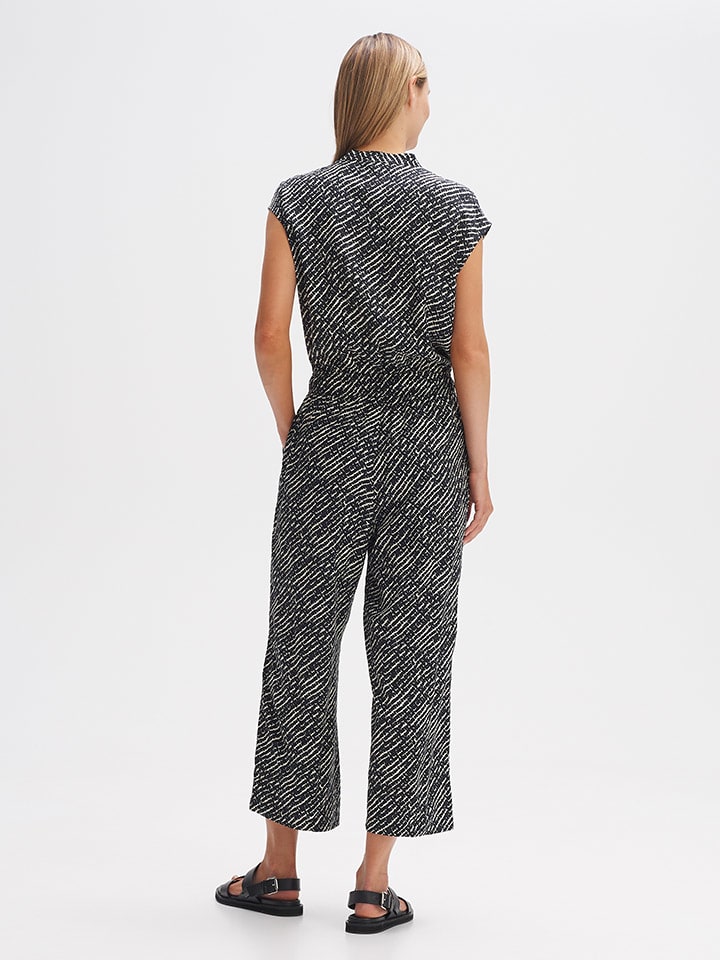 OPUS Jumpsuit in Schwarz/ Weiß günstig kaufen