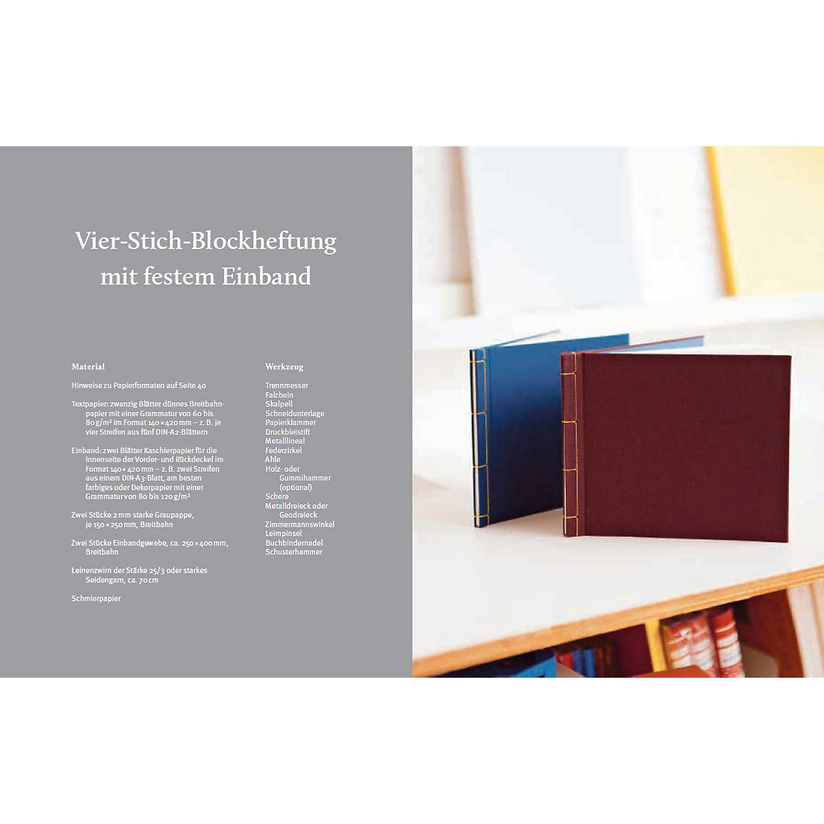 Handgebunden - Alben, Leporellos und Bücher selber machen