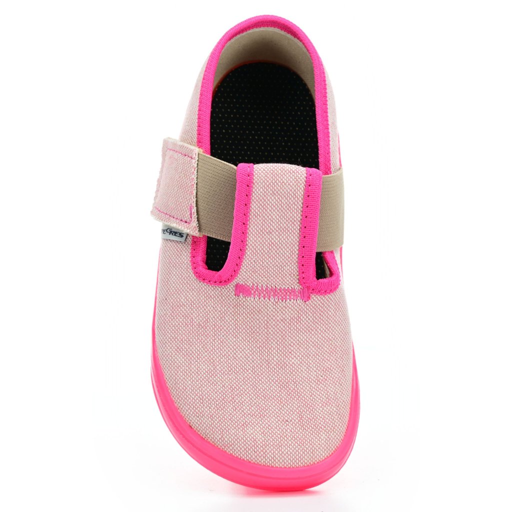 Pegres SBF10F rosa Barfußhausschuhe