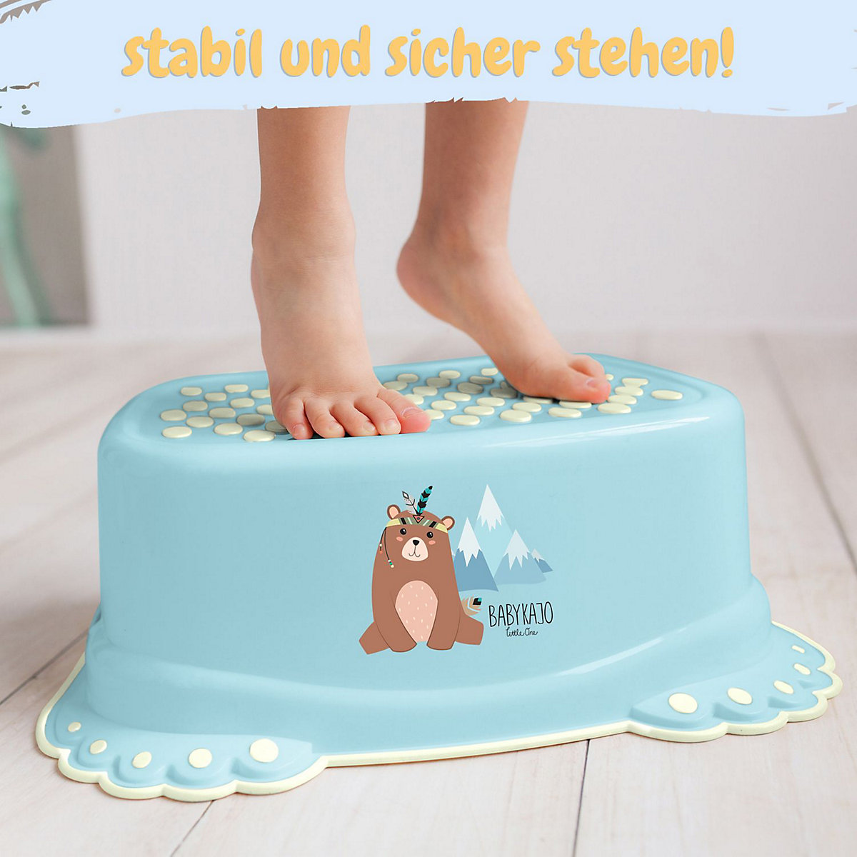 Kinder Hocker - Trittschemel mit Anti-Rutsch Beschichtung