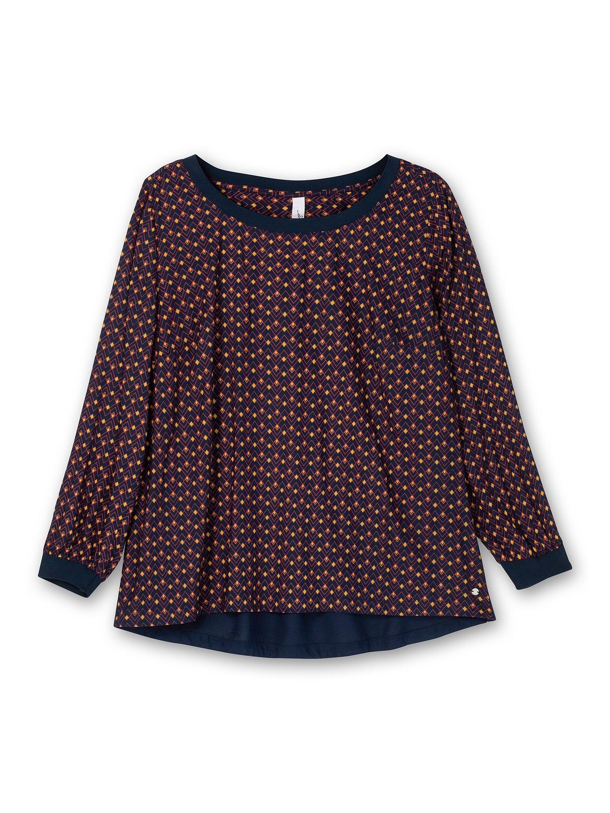 Sheego Tunika Große Größen mit Minimal-Alloverprint, aus Twill