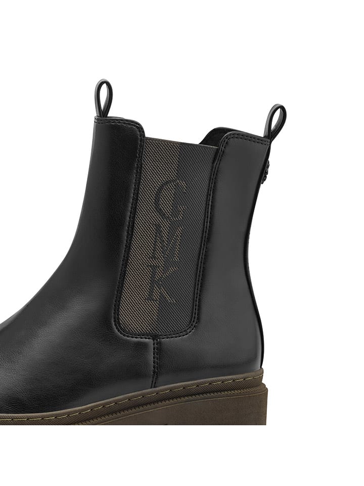 Marco Tozzi Boots in Schwarz/ Khaki günstig kaufen