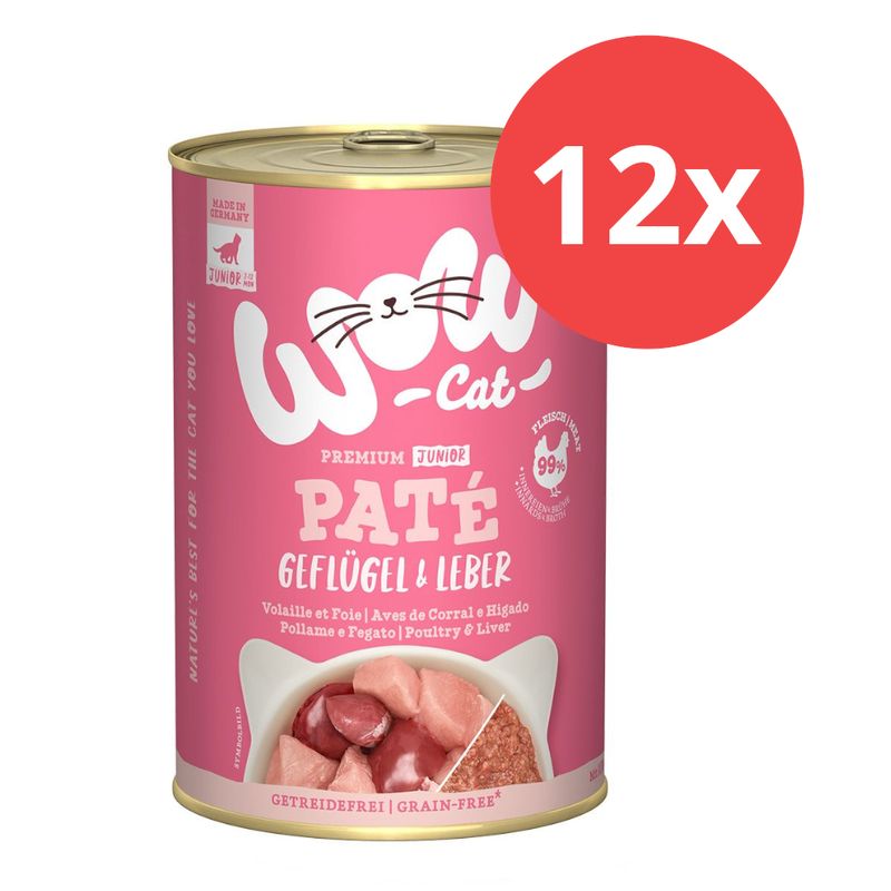 Sparpaket WOW Cat Junior 12 x 400 g zu TOP-Preisen