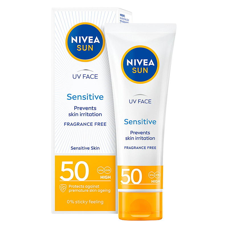 Nivea Solkrem 50 ml Face sensitive Nivea SPF50