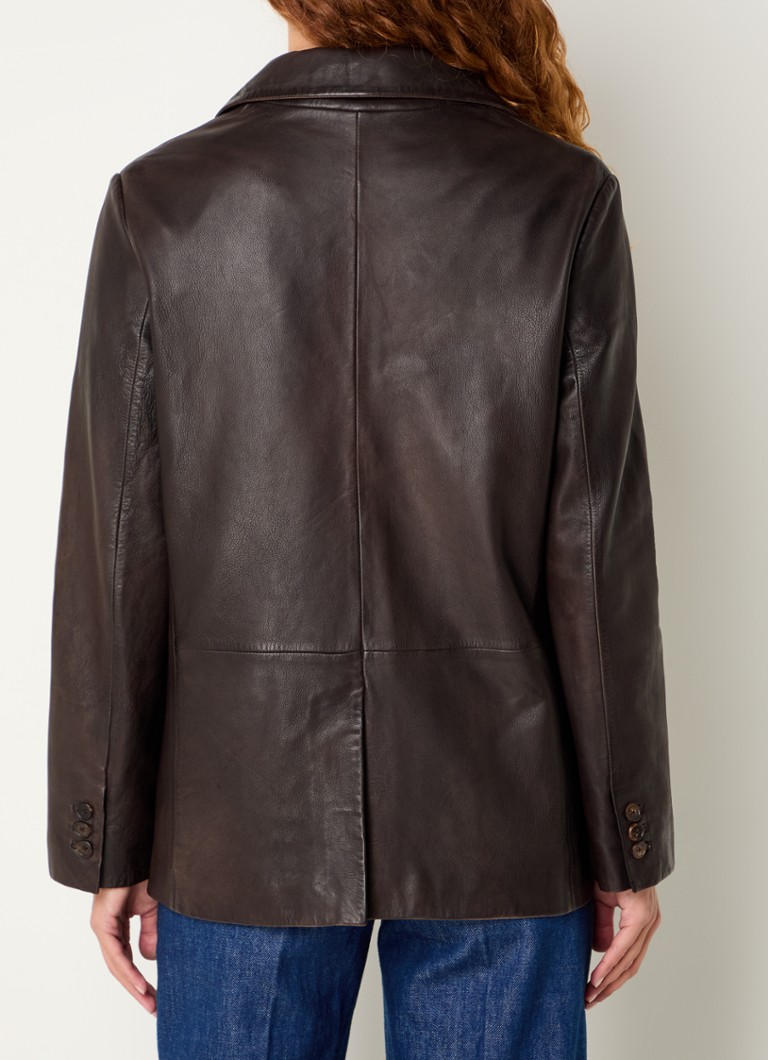 Gerard Darel Bea Blazer aus Lammleder mit aufgesetzten Taschen