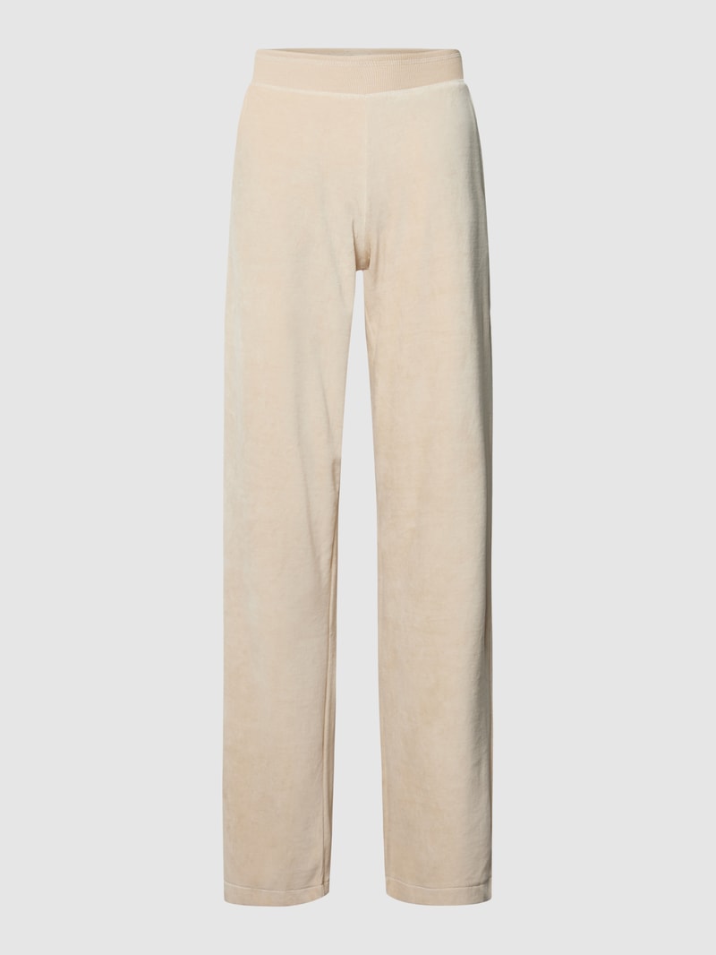 Flared Cut Hose mit elastischem Bund in sand