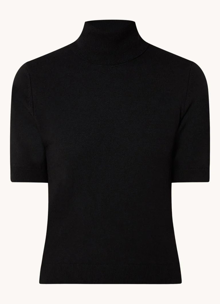 Benetton Fine-knit top in cashmere blend