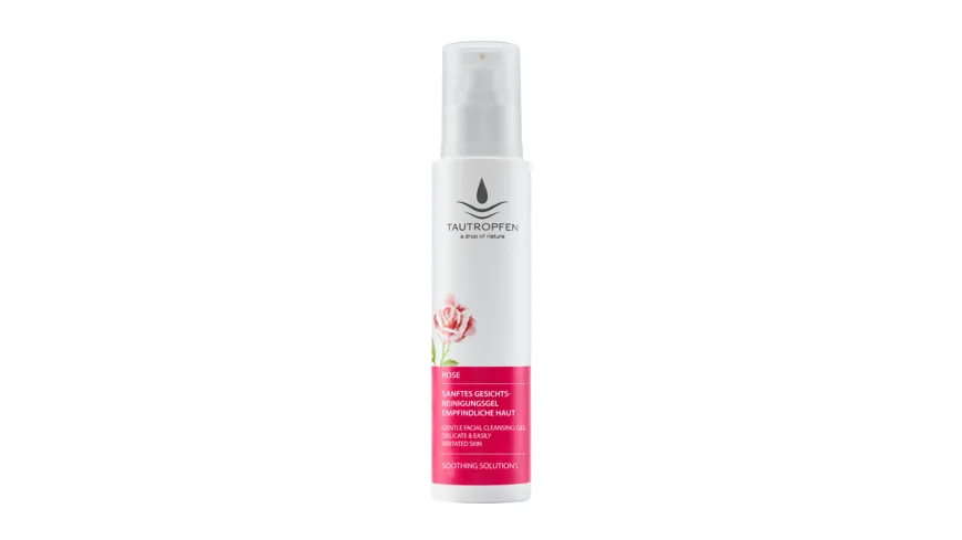 TAUTROPFEN Rose Soothing Solutions Sanftes Gesichtsreinigungsgel 150 ml