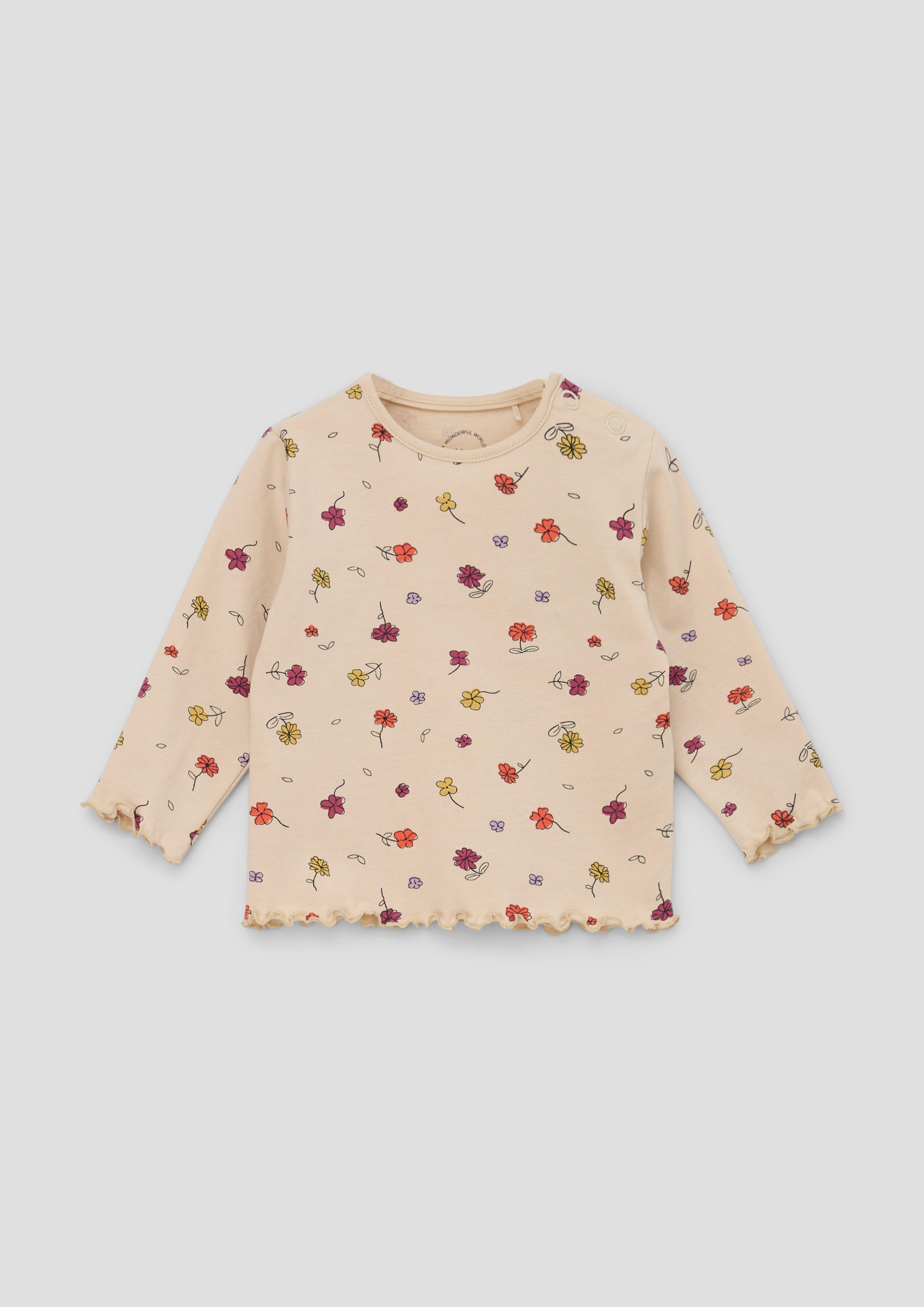 Longsleeve mit Bogenkante  2134438-81A1