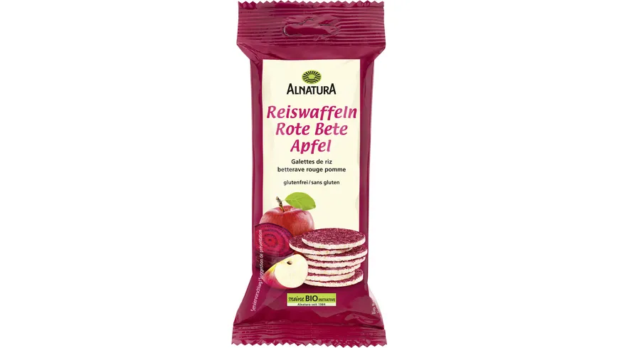 Alnatura Bio Reiswaffeln Rote Bete Apfel 23.5 g