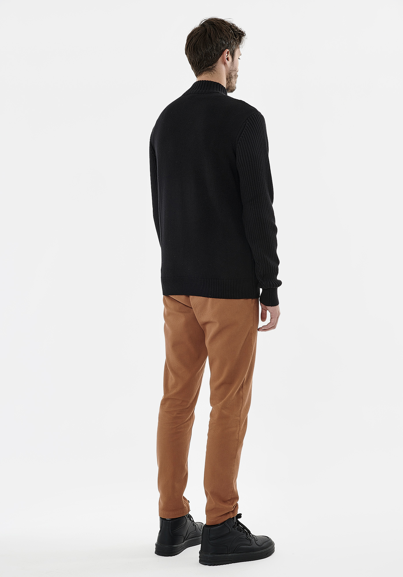 VOREX  Pull noir homme