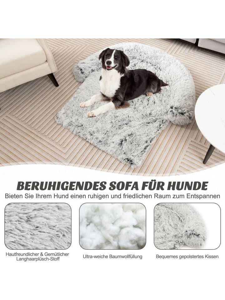 COSTWAY Hundebett 112x101x18cm in Grau günstig kaufen onesize