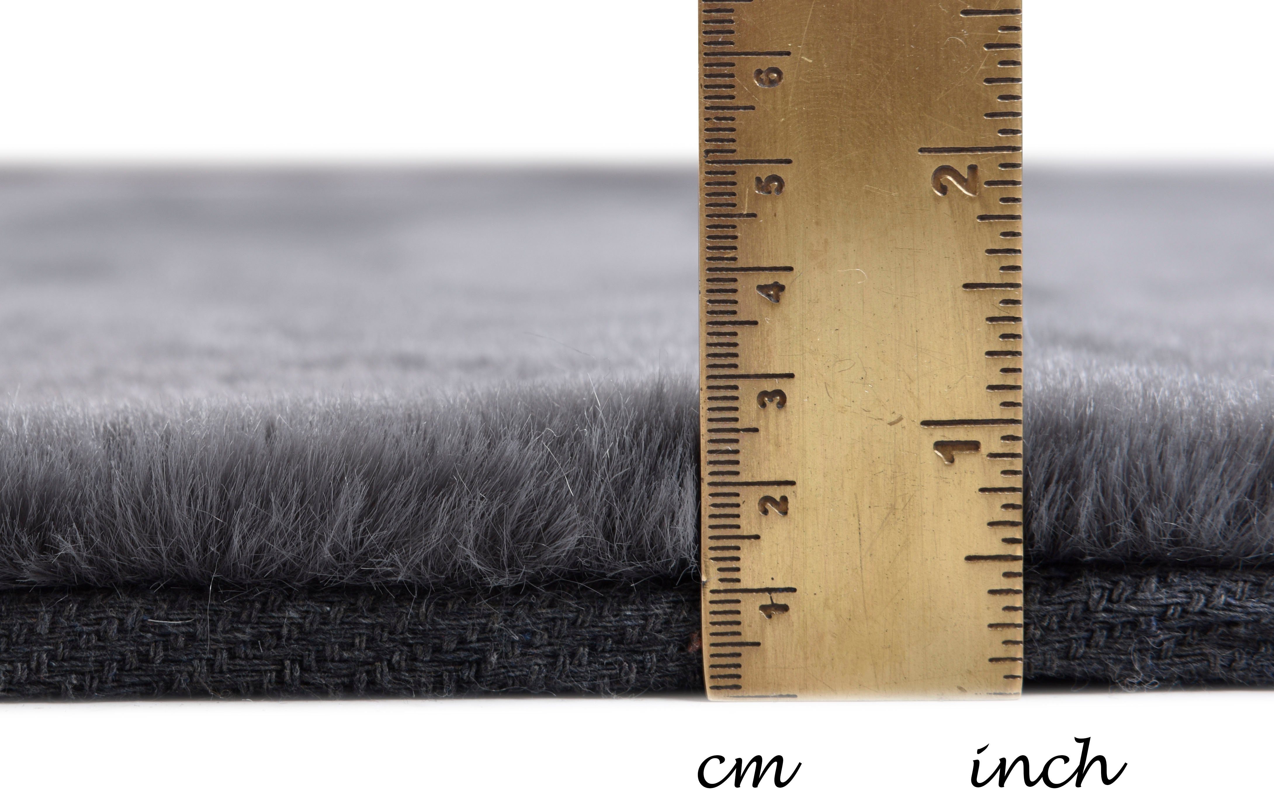 Fellteppich Kuschelteppich Chiara, Gino Falcone, rechteckig, Höhe: 30 mm, Kunstfell, Kaninchenfell-Haptik, besonders weicher Langflor