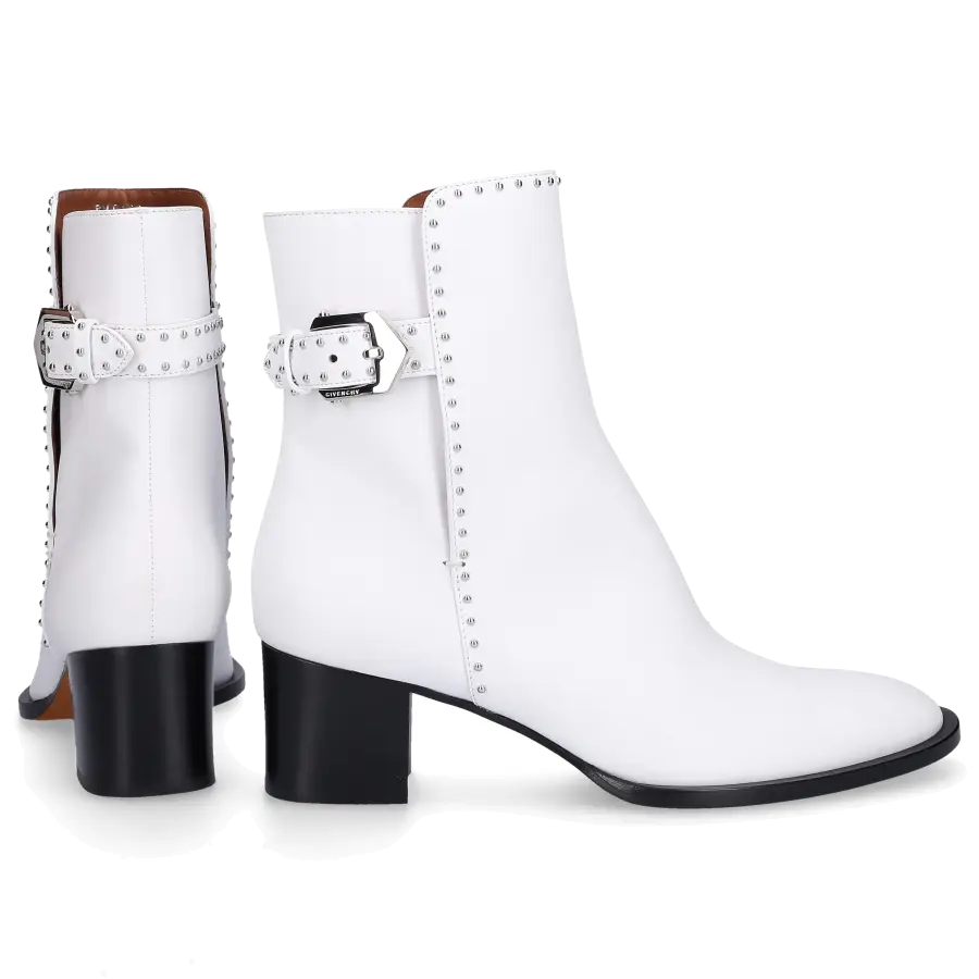 Givenchy - Stiefeletten BE601D40 Kalbsleder - weiß