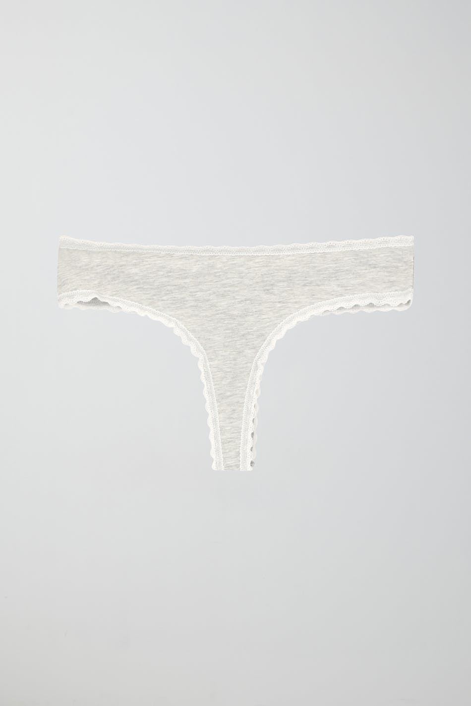 Cotton half thong