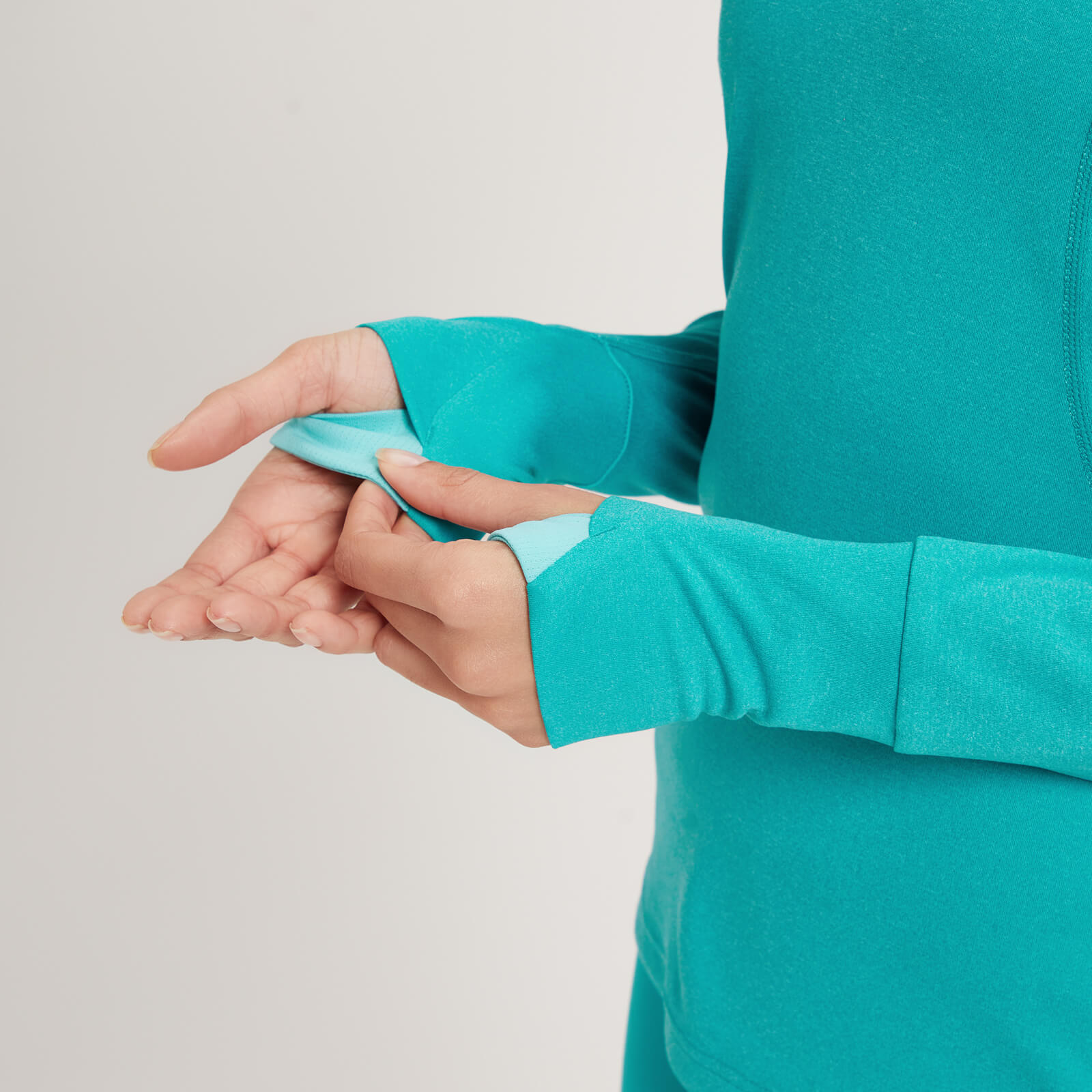 Haut à fermeture éclair ¼ coupe classique MP Power Ultra pour femmes – Lagon