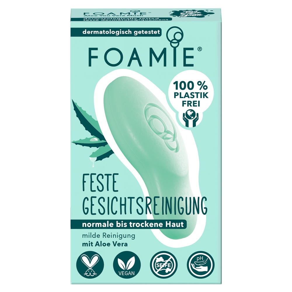 FOAMIE Feste Gesichtsreinigung Aloe You Vera Much 60 g